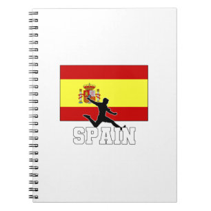 Spaans Football Voetbalteam Notitieboek