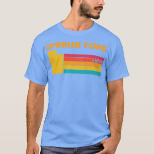 Spaans Fork Utah Verdrietig Souvenir T-shirt