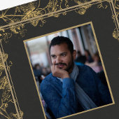 Spaans Funeral Programme Gold Vine Memorial Kaart