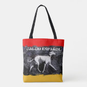 Spaans galgo tote bag (Achterkant)