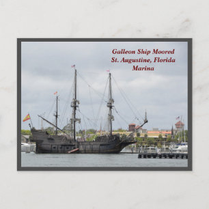 Spaans Galjoen Ship Holiday Briefkaart