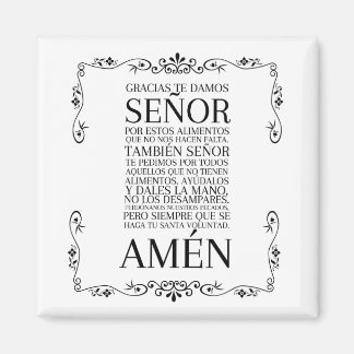 Spaans gebedje magneet