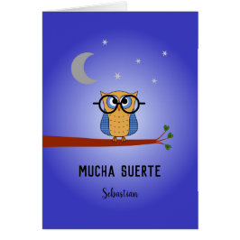 Spaans geluk gepersonaliseerde uil