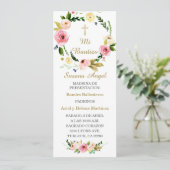 Spaans gepersonaliseerd baptism Prayer Kaart (Staand voorkant)