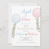 Spaans Geslacht onthullen Kaart (Voorkant)