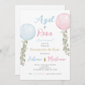 Spaans Geslacht onthullen Kaart (Voorkant / Achterkant)