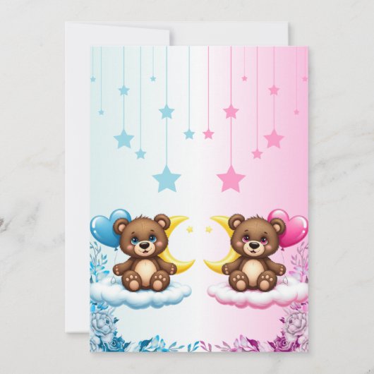 Spaans geslacht onthullen Nino o Nina Beer Kaart (Achterkant)