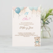 Spaans Geslacht Onthullen Uitnodiging - Spaans Inv (Staand voorkant)