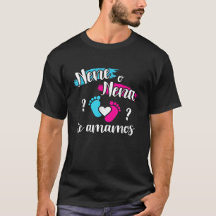 Spaans geslacht onthult nene nena amos mexican b t-shirt