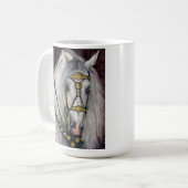 Spaans goud - Andalusië Stallion - koffie Mok (Voorkant links)