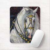 Spaans goud - Andalusië Stallion Mousepad Muismat (Met muis)