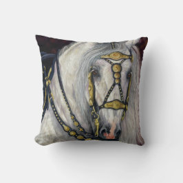 Spaans goud - Designer Horse Pillow Kussen