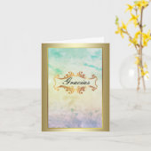 Spaans: "Gracias" Dank je wel Kaart (Gele Bloem)