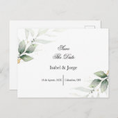 Spaans groen Bewaar de datumkaart Briefkaart (Voorkant / Achterkant)