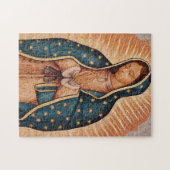 Spaans Guadalupe Mary Funeral Prayer Heilige Legpuzzel (Horizontaal)