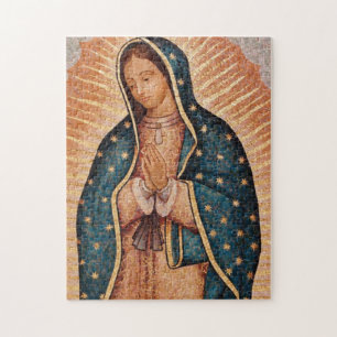 Spaans Guadalupe Mary Funeral Prayer Heilige Legpuzzel