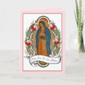 Spaans Guadalupe Moederdag Kaart (Voorkant)