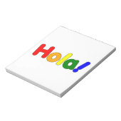 Spaans Hallo : Espanol Iris Hola Notitieblok (Linkerzijde)
