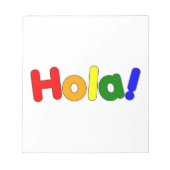 Spaans Hallo : Espanol Iris Hola Notitieblok (Voorkant)