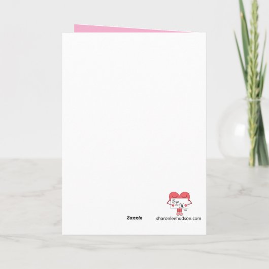 Spaans Happy Quinceañera: Roze Kaart (Achterkant)