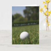 Spaans Happy Vaderdag Kaart (Gele Bloem)