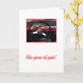 Spaans Happy Vaderdag Kaart (Gele Bloem)