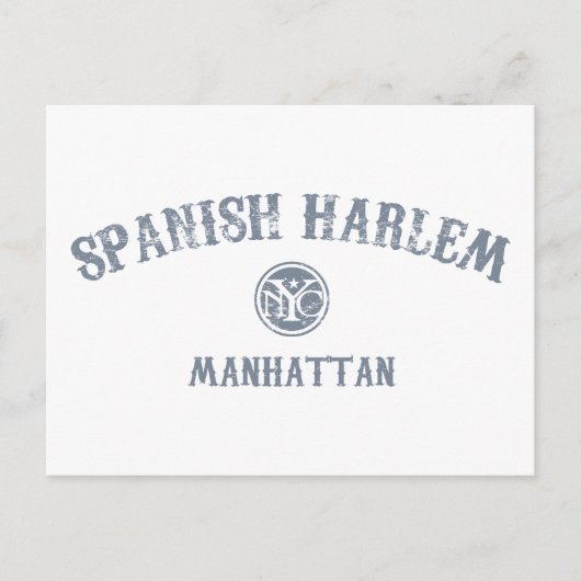 Spaans Harlem Briefkaart (Voorkant)