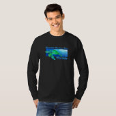 Spaans Havensleutel Florida Zwemmen Zee Turtle T-shirt (Voorkant volledig)
