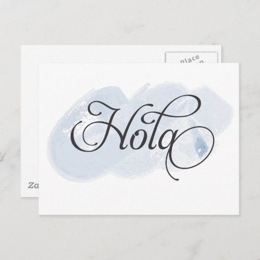 Spaans - Hola Briefkaart (Voorkant / Achterkant)