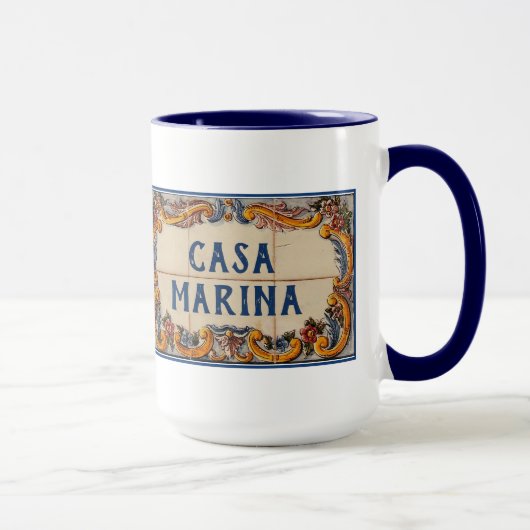 Spaans Huis Ondertekening jouw naam Mok (Rechts)