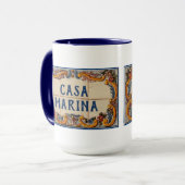 Spaans Huis Ondertekening jouw naam Mok (Voorkant links)