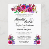 Spaans huwelijk: een flinke bloem Nuestra Boda Inv (Voorkant)