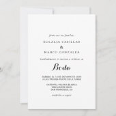 Spaans huwelijk kaart (Voorkant)