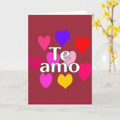 Spaans - Ik hou van je Kaart (Gele Bloem)