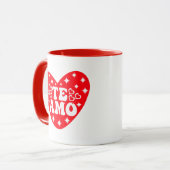 Spaans Ik hou van je Te Amo Rode Valentijnsdag Mok (Voorkant links)