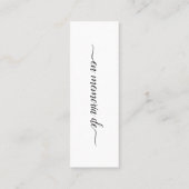 Spaans in het liefhebben van geheugen Funeral Gift Mini Visitekaartje (Achterkant)