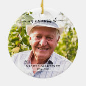 Spaans in liefhebbend geheugen begrafenissympathie keramisch ornament (Achterkant)