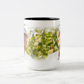 Spaans in liefhebbend geheugen begrafenissympathie tweekleurige koffiemok (Center)