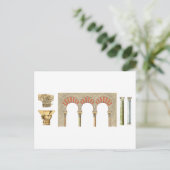 Spaans islamitisch kalifaat art. Arches hoofdstede Briefkaart (Staand voorkant)