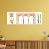 Spaans islamitisch kalifaat art. Arches hoofdstede Canvas Afdruk (Insitu (Woonkamer))