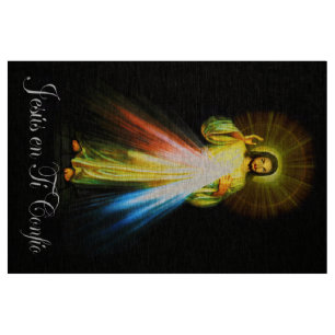 Spaans Jesus Divine Mercy Faustina 202 Stof