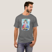 Spaans Jezus Divina Misericordia Cielo Azul T-shirt (Voorkant volledig)