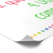 Spaans Kantoor voor advies Poster (Hoek)