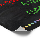 Spaans Kantoor voor advies Poster (Hoek)