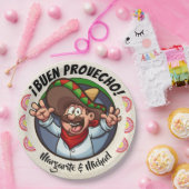 Spaans karakter Buen Provecho feestartikelen bord (Feest)