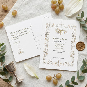 Spaans Katholieke Reserva la Fecha Christelijk Briefkaart