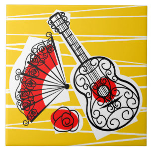 Spaans keramiektegels voor Souvenirs Tegeltje