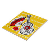 Spaans keramiektegels voor Souvenirs Tegeltje (Zijkant)