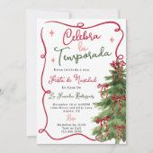Spaans Kerstfeest Navidad Kerstvakantie Feestje Kaart (Voorkant)