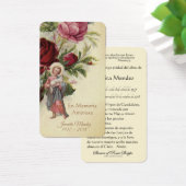 Spaans kind Jesus Rozen Religieuze Kaart (Bureau)
